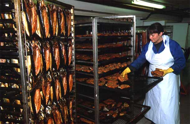 Fischr&auml;ucherei, Bergen