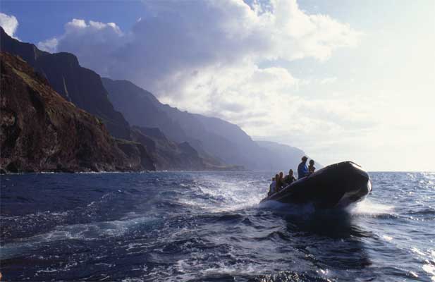 Zodiac Rafting, Kauai