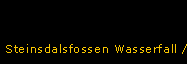 Steinsdalsfossen Wasserfall